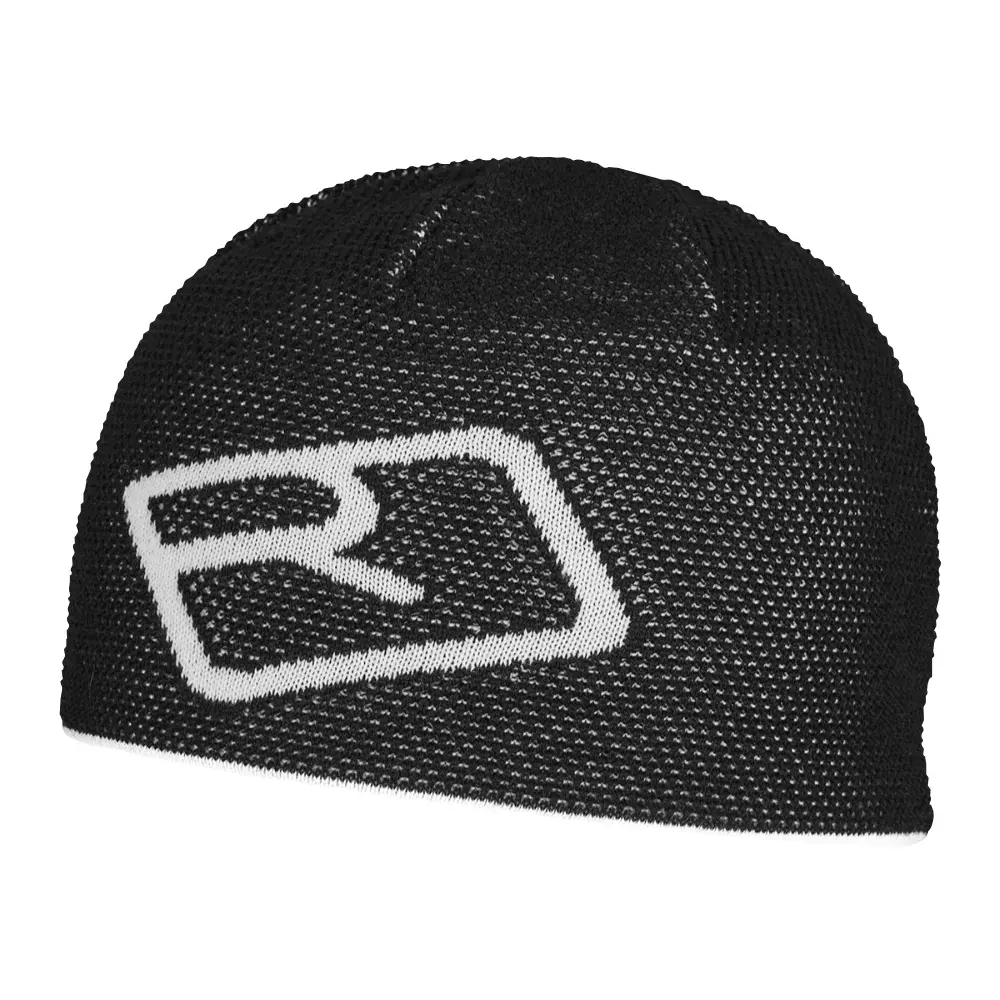 Ortovox Шапка вовняна Ortovox Merino Logo Knit Beanie black rave