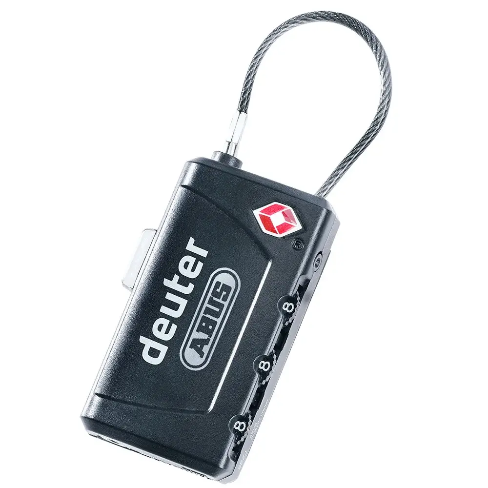 Deuter Замок для рюкзака Deuter TSA Cable Lock Black one-size